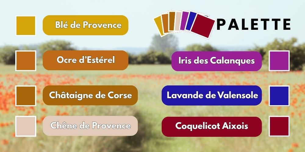 Palette de Reflets des Soins Repigmentants de la gamme Lumières de Provence de FAUVERT